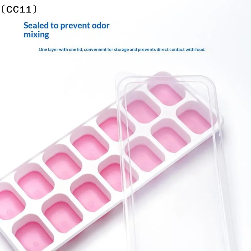 14 Grid Cube Tray Silicone Mold Square Maker Non-toxic Durable Bar Qme