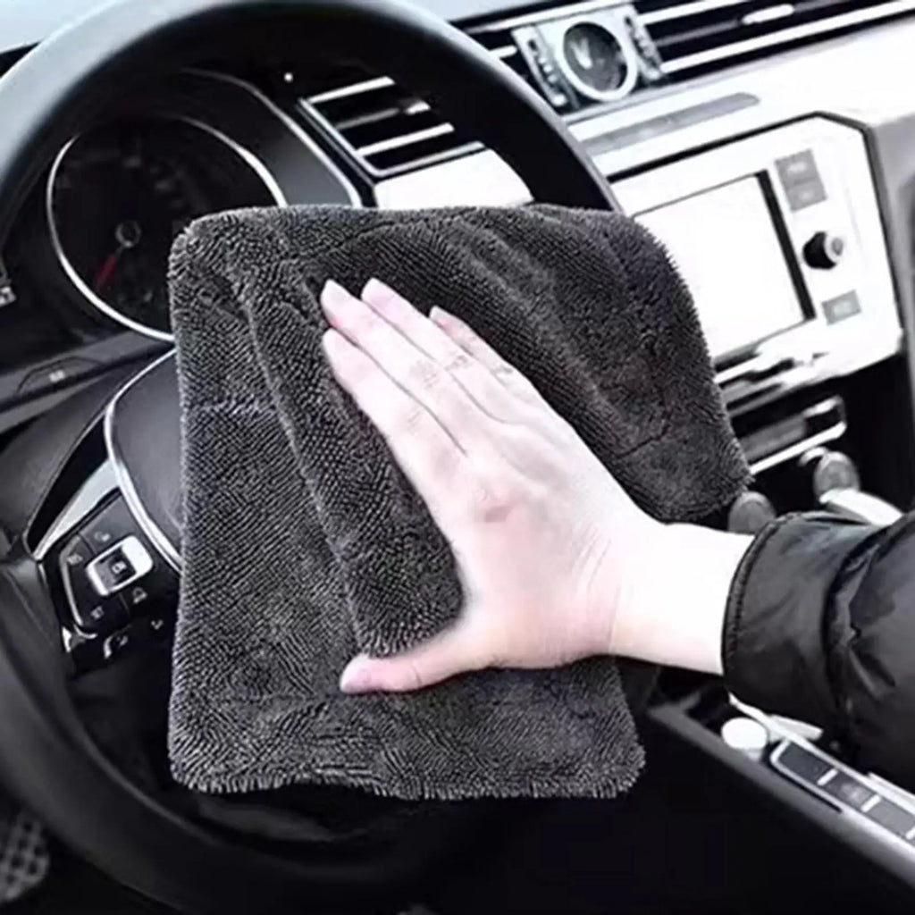 Car Wash Towels Drying Ultra Absorbent Streak Free Cleaning Supplies Extra Large Car Wash Towel for SUV RV Sedan Automotive Qme