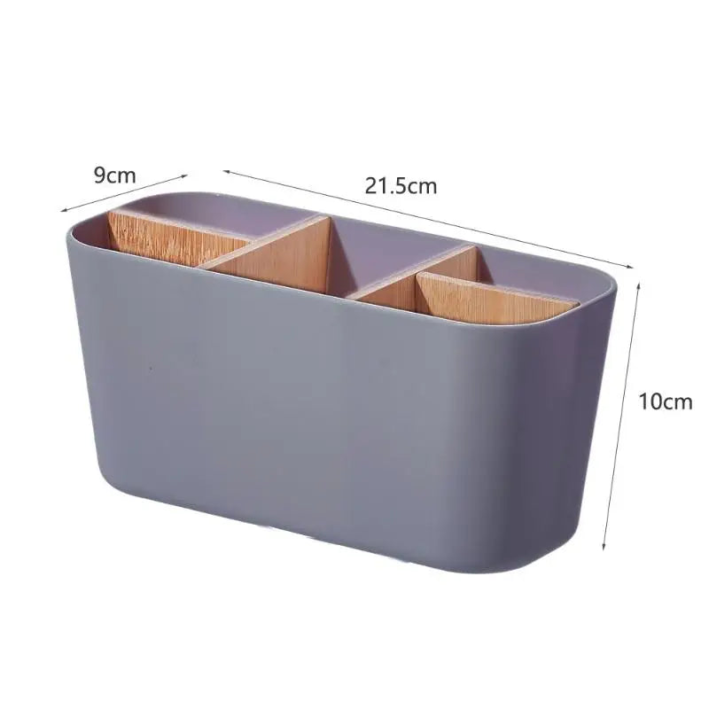 Toothbrush Holders Bathrooms Electric Tooth Brush Holder Bamboo Qme Gray