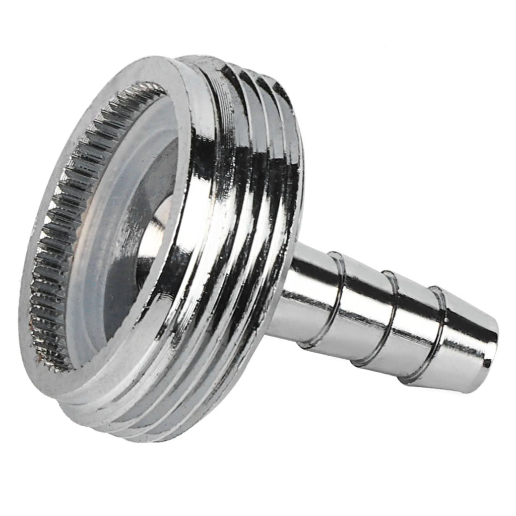 Beer Tap Faucet Cleaning Adapter Attachment with Gasket 1/4 Stainless Steel Beer Faucet Adapter Kitchen Bar Accessories Qme