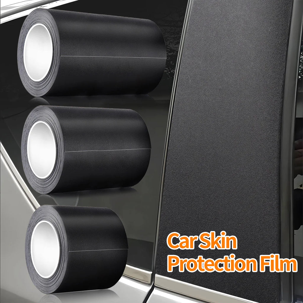 Car Protective Film Anti-scratch Black Car Skin Protection Film Multi-Use Stratchproof Car Protector Rhino Skin Sticker Qme