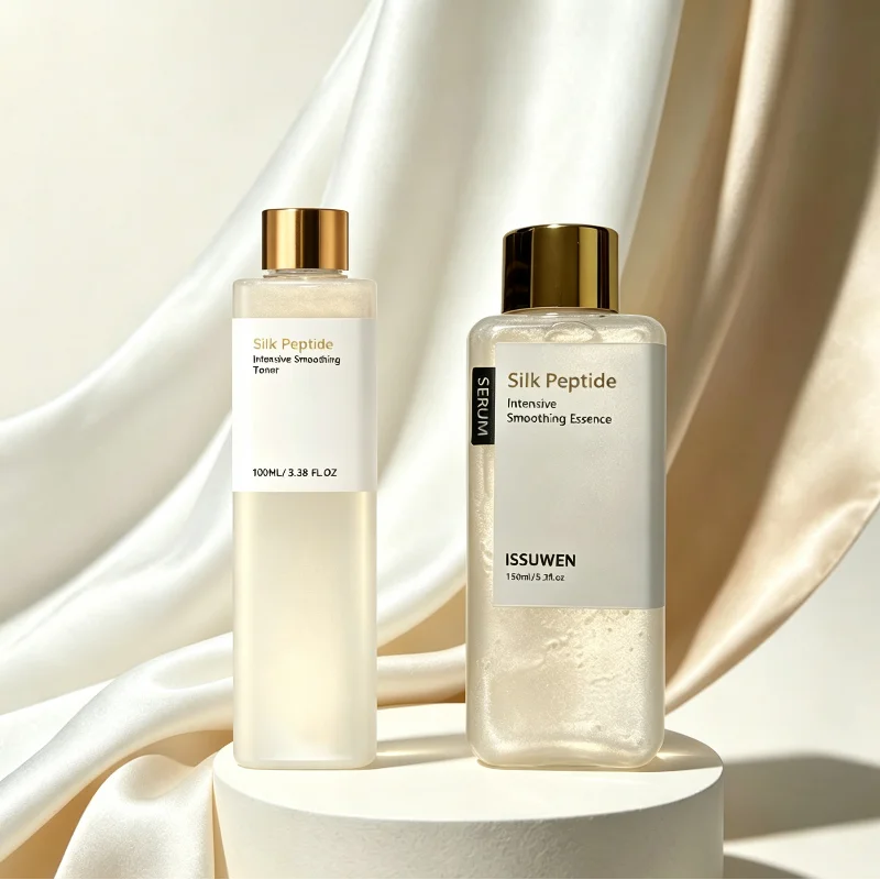 Silk Peptide Moisturizing Hydrating Toner Refreshing Non Greasy Easy Qme