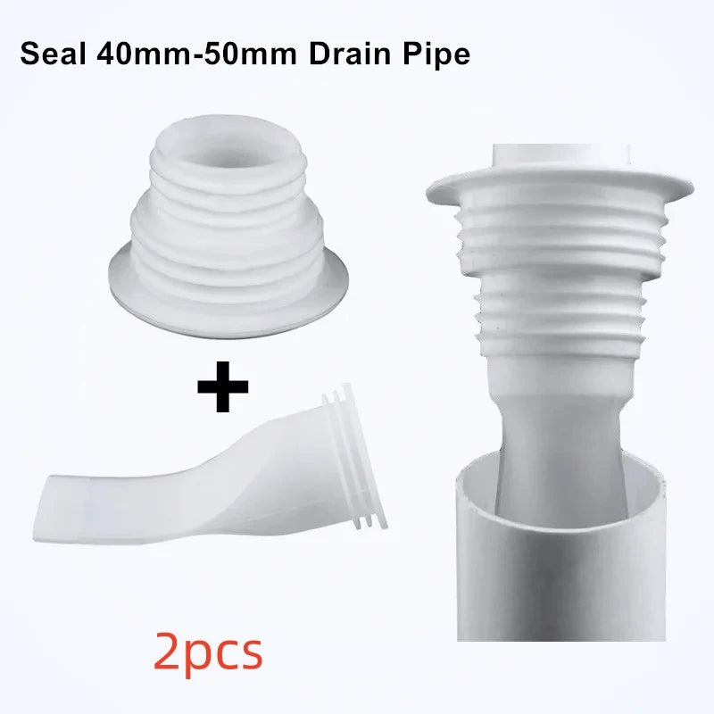Silicone Anti-odor Floor Drain Cover Shower Drain Sink Sealing Ring 40/50/70mm Toilet Sewer Floor Drain Plug Kitchen Accessories Qme 2pcs 40-50mm