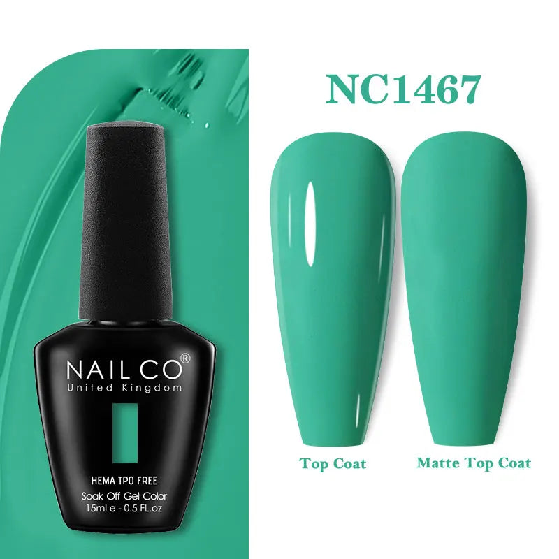 NAILCO Coat Base Gel Nail Polish Nails Art Semi Permanent Lacquer