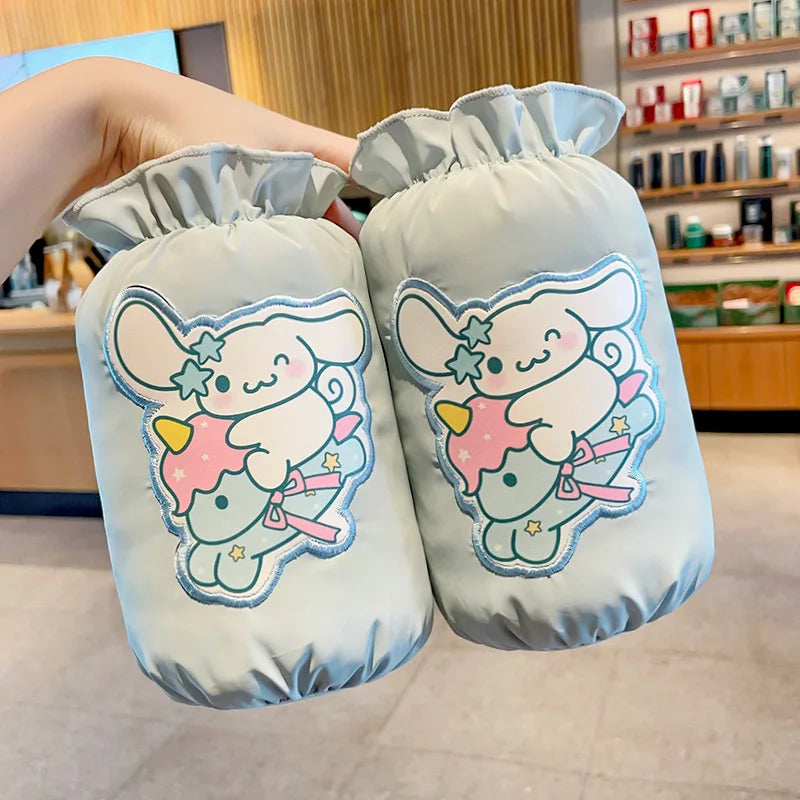 Hello Kitty Kuromi Waterproof Sleeve Covers New Cute Cartoon-Style Stain- and Dirt-Resistant Sleeve Covers Qme 1 About 22 cm l