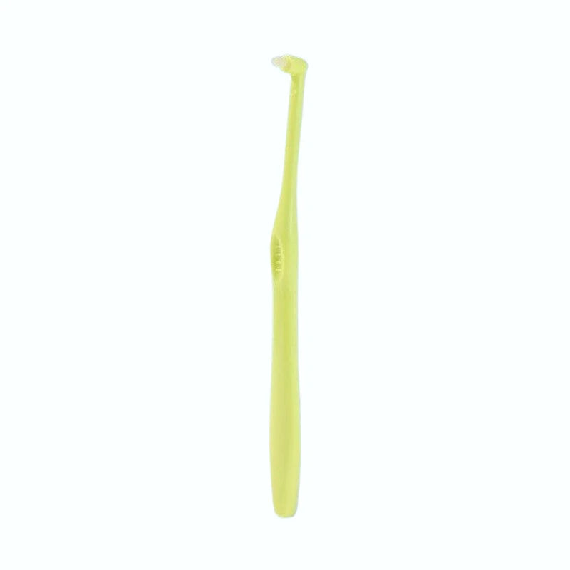 Small Head Single-beam Teeth Cleaning Toothbrush Interdental Brush Qme 1PCS Green