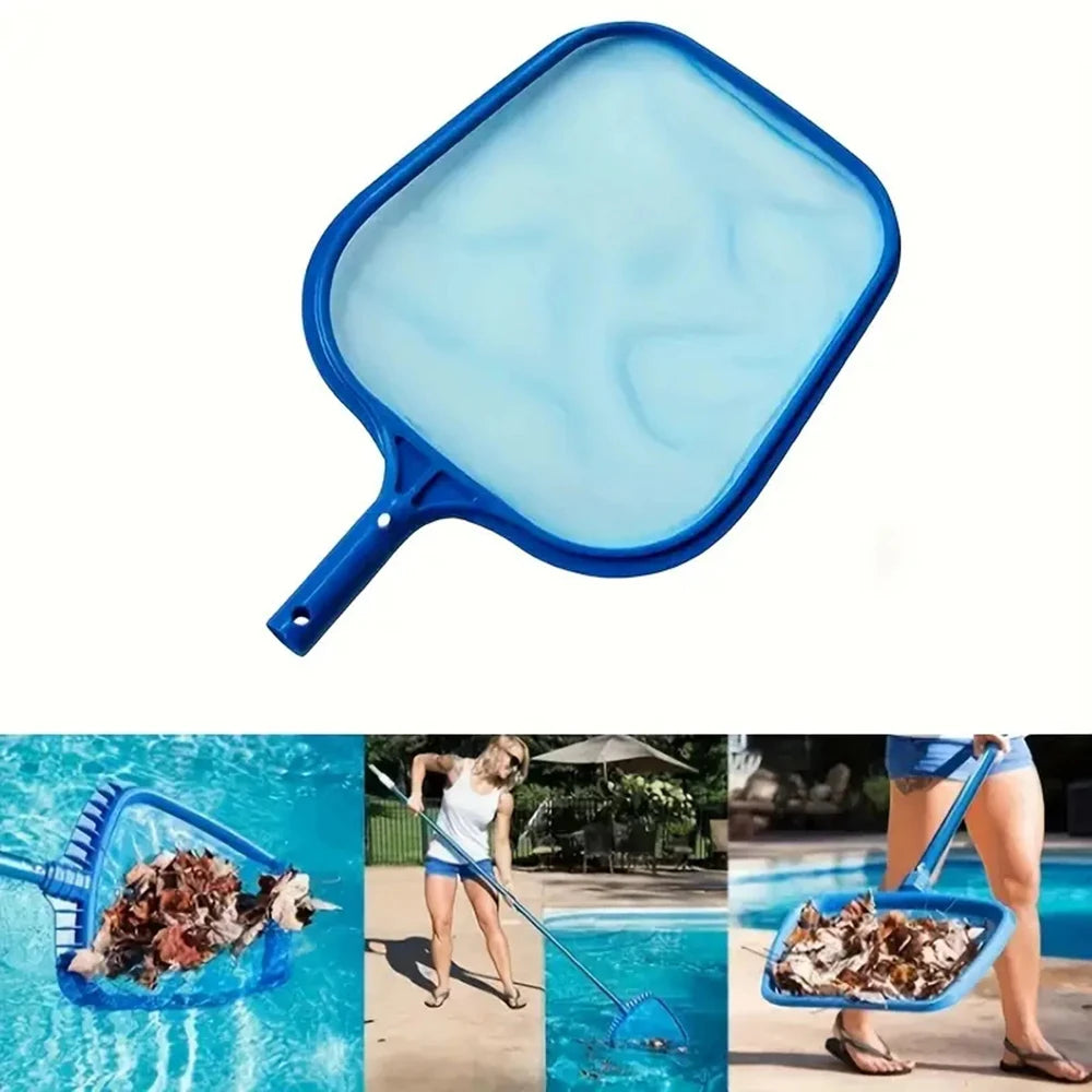 Professional Leaf Rake Deep Bag Swimming Pool Cleaning Nets Spa Rubbish Skimmer Pool Net Pool Cleaning Net Piscina Accessories Qme
