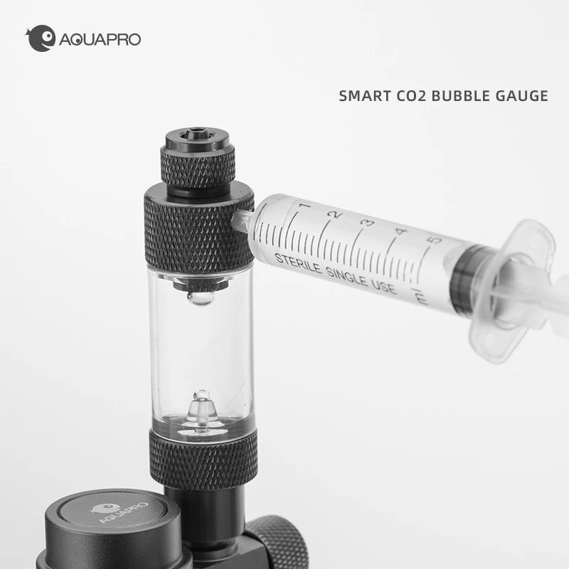 AQUAPRO CO2 Smart Bubble Counter Carbon Dioxide Bubbler Aquarium Accessories Fishing Tank Aquatic Plant CO2 Check Valve Cylinder Qme bubble counter
