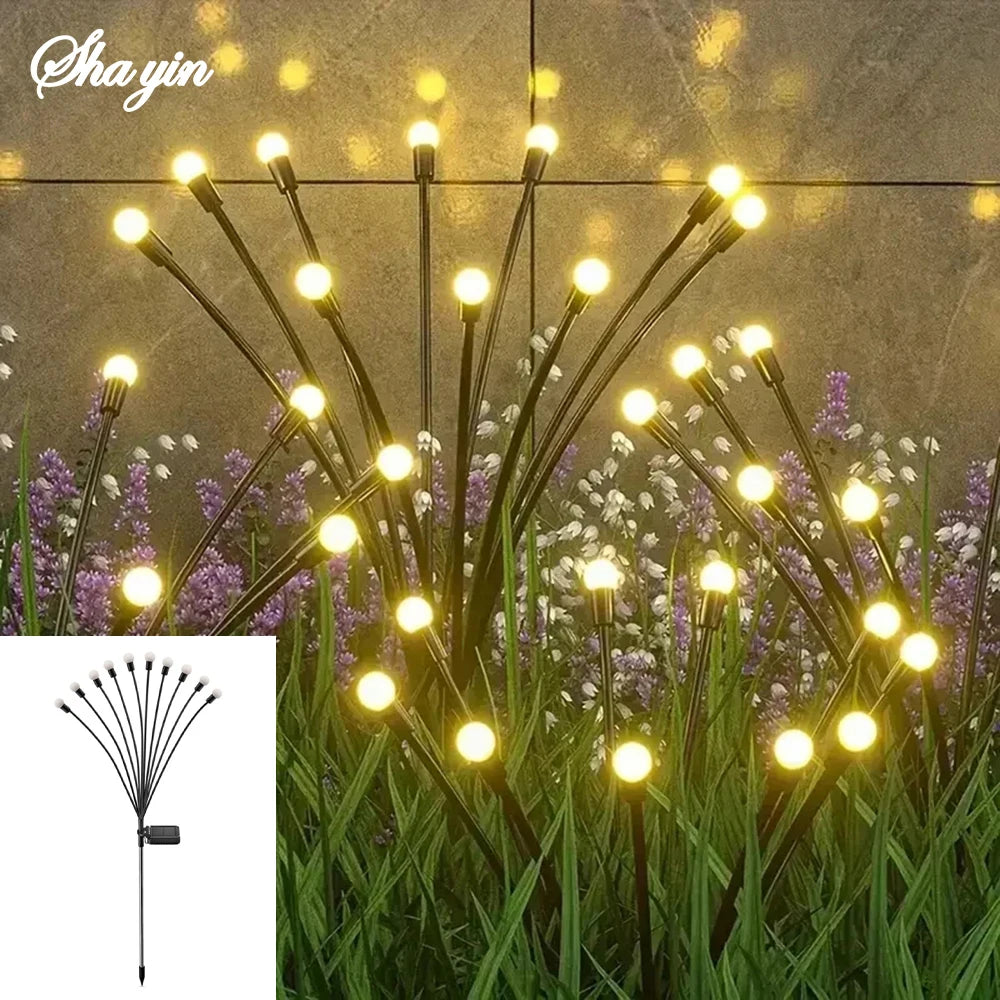 Solar Lawn Light, Outdoor Courtyard Garden Plug-In Light, Outdoor Waterproof Camping Light Qme