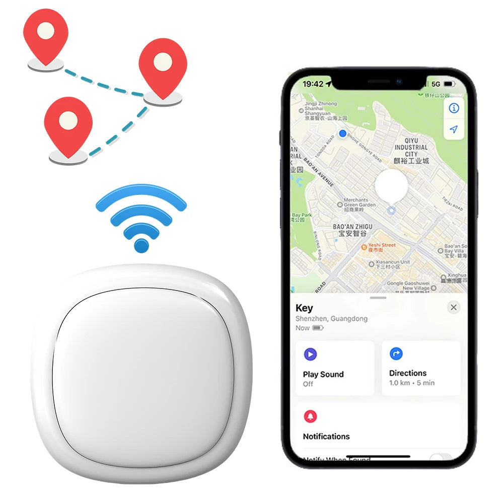 Mini GPS Tracker Magnetic Car Tracker Device Anti-Lost Car GPS Tracking Device for Cars & More Qme
