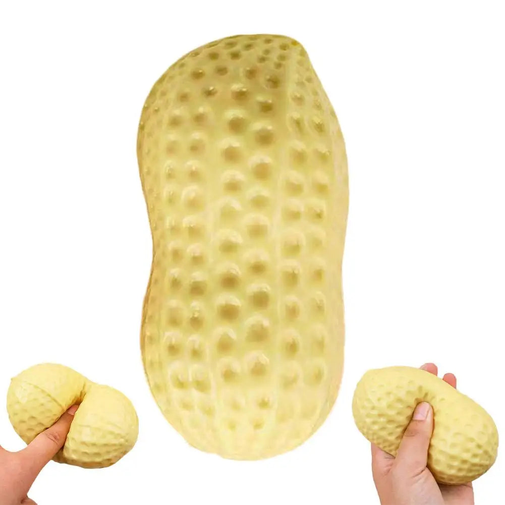 Simulated Peanut Squishy Toy Good Things Happen Stress Relief Soft Qme A