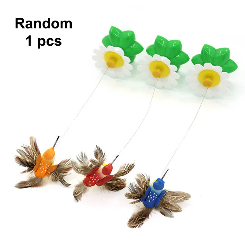 Intelligence Training Funny Pet Toys Rotating Electric Flying Bird Qme A2