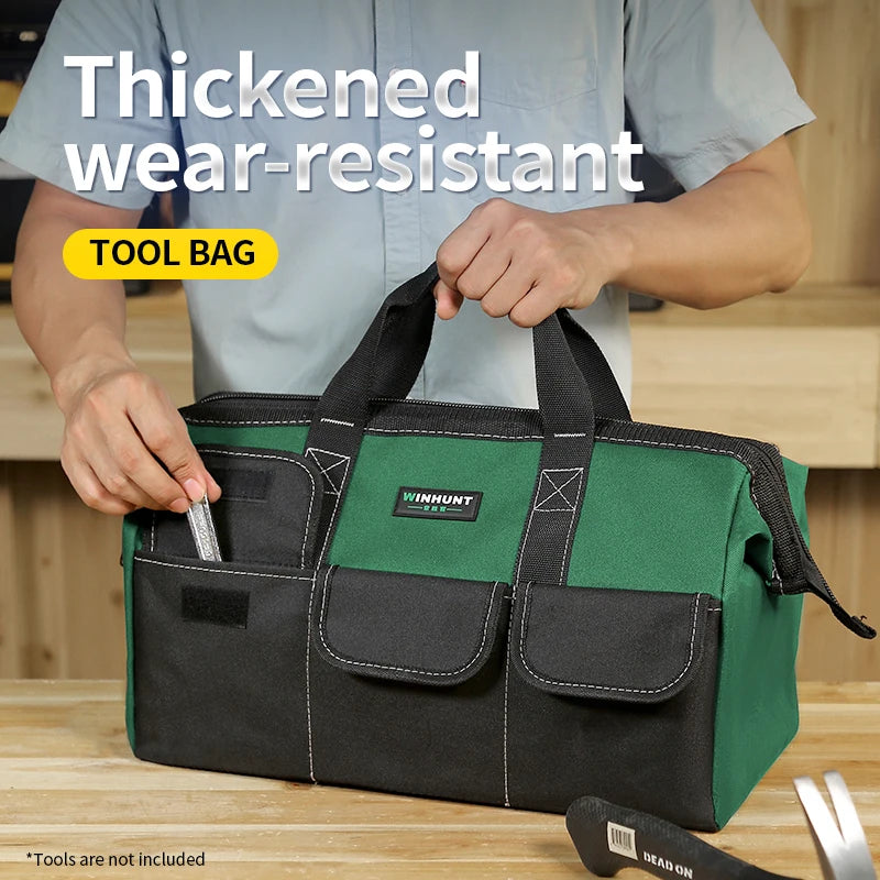 Heavy Duty Tool Bag Oxford Cloth Wear-resistant Storage Organizer Qme