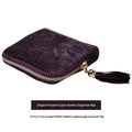 Soft Velvet Portable Jewelry Storage Bag Multi Slots Golden Zipper For Travel Bracelet Earring Necklace Storage Qme A11