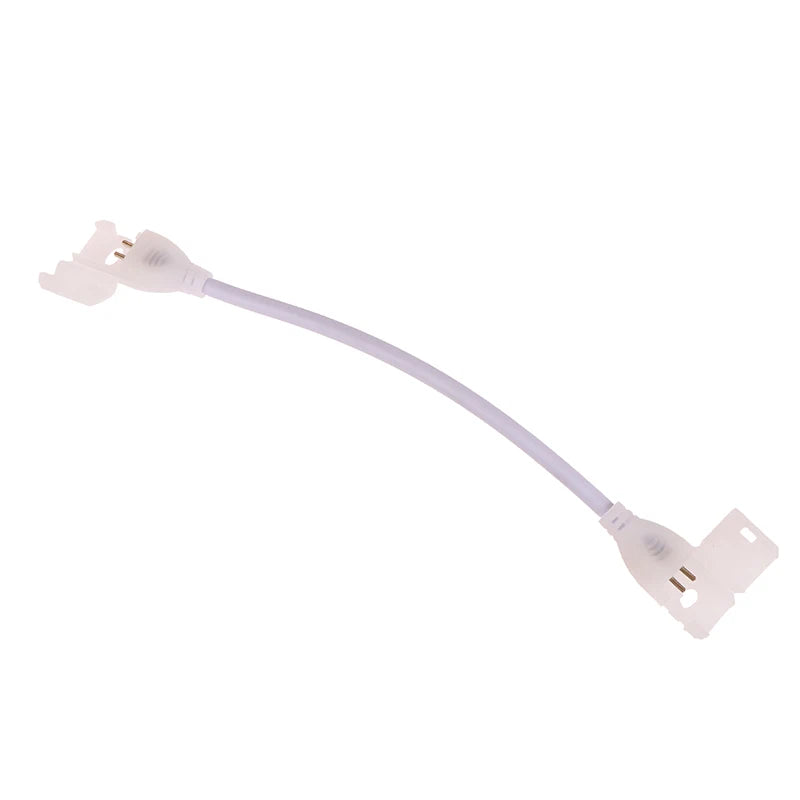 220V EU Plug COB LED Strip 2pin Connector Fix Clips 360LEDs Light Qme