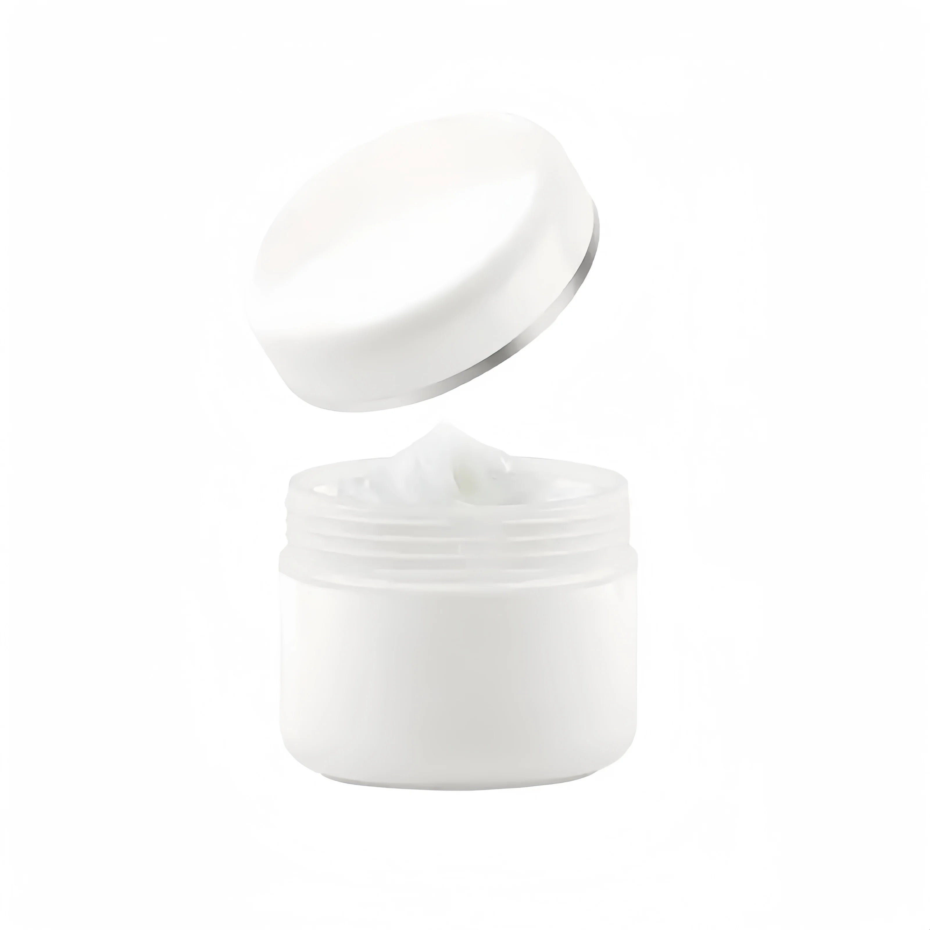 10pcs White Plastic Cosmetic Jars with Twist-Top Lids, Sample Bottles - for Travel Makeup, Creams, Lotions & Toiletries Qme
