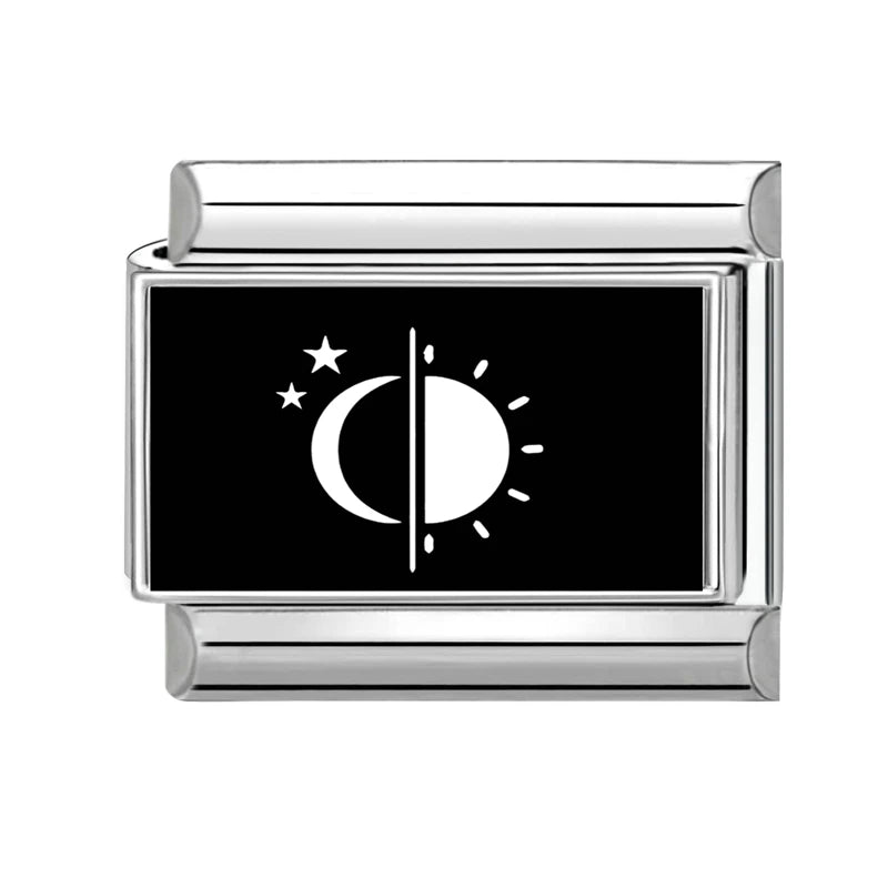 2026 Wholesale Cute LOVE Black Series Charm Bracelet Fit Stainless