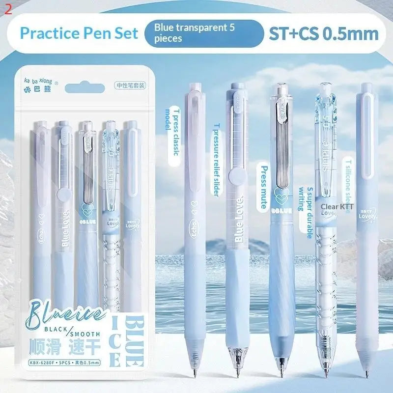 Gel Ink Pens Fast Dry Smoothly Write Journals Notes Business Papers Qme 2 Blue