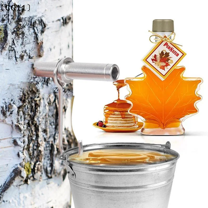 Stainless Steel Maples Syrup Tap Hanging Hook Rust Resistant Outdoor Qme