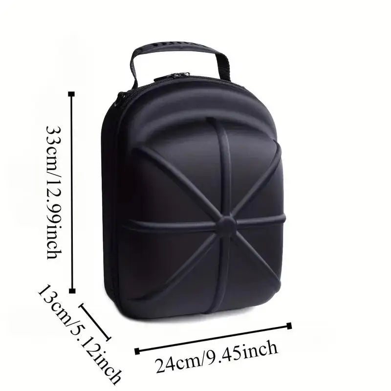 Baseball Hat Travel Bag Cap Display Case Storage Carrier Box Eva Qme