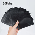 50Pairs Padding UV Black Patches Eyelash Extension Eye Gel Pads Qme 50PCS CN
