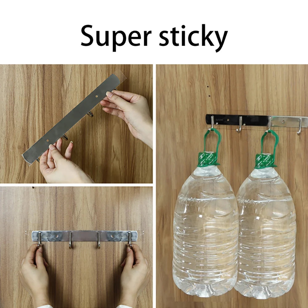 Nano Double Sided Adhesive Tape Extra Strong Glue Double Sided Masking Tape Waterproof Traceless Strip Household Reusable Tape Qme
