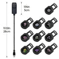 10 Patterns Dreamy Floral Pattern Projection Light Room Wall Ceiling Qme Light an 10pcs Film