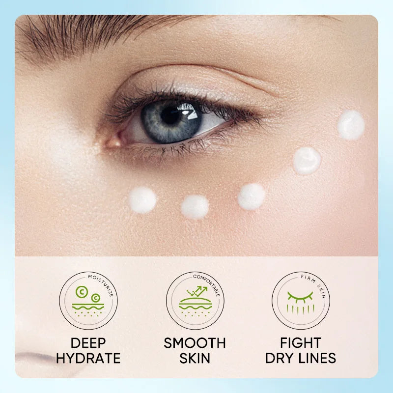 Aloe Vera Eye Cream Deep Hydration Soothing Repair Reduces Dark Qme