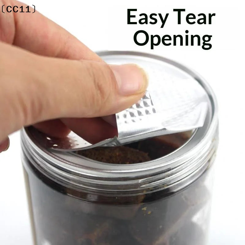 200 202 Aluminum Pull Ring Lid Foil Soda Drink Beer Cola Lids Food Qme