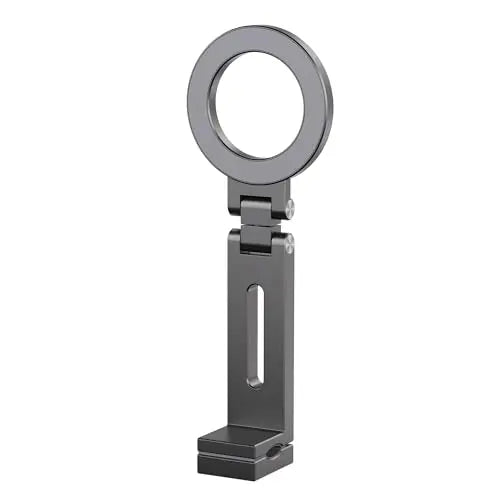 Universal Magnetic Phone Holder Travel Essentials Flexible Rotation Hands-Free Airplane Phone Mount for IPhone15 Pro Max Series Qme Drak Gray