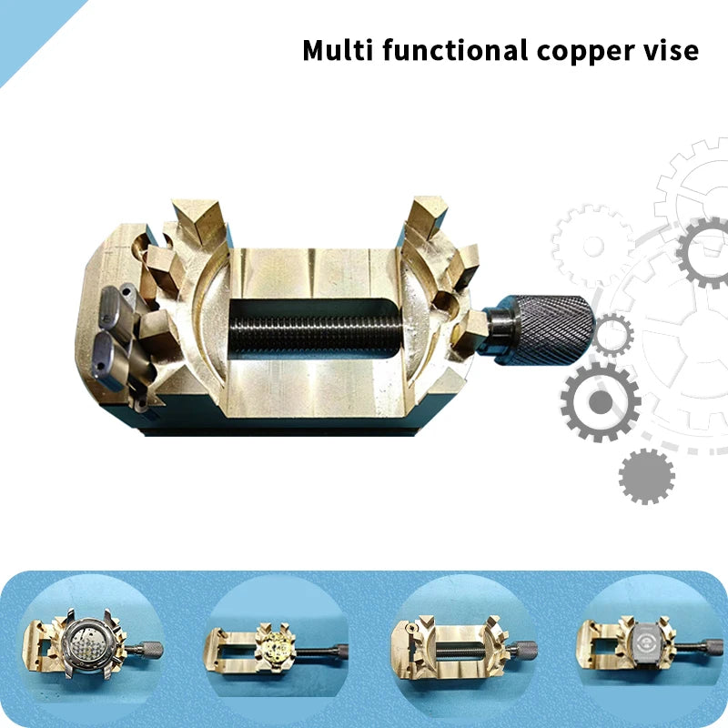 Watch Repair Tool Multi Functional Copper Vise Case Clamping Pliers Qme Default Title