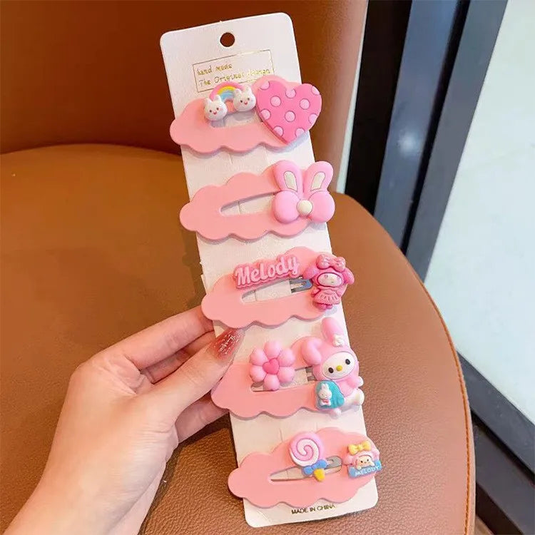Clow Lee Cartoon Hair Tie Cute Gentle Student-style Clips Accessories Qme 4