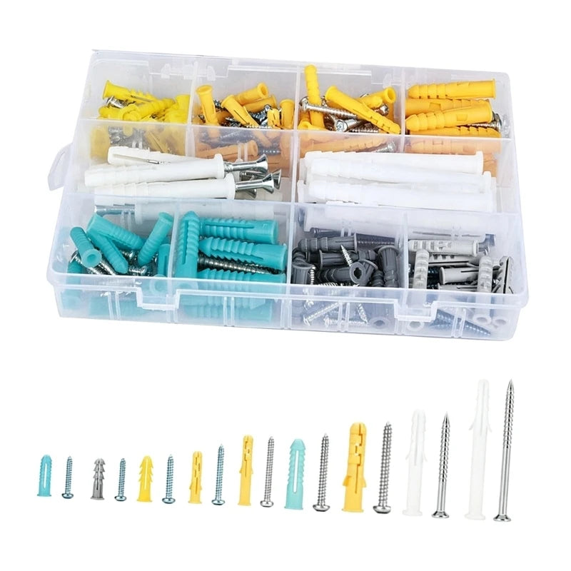 200 Count Screw Expansion Sleeve Indoor Fixture Mounting D0LD Qme CN