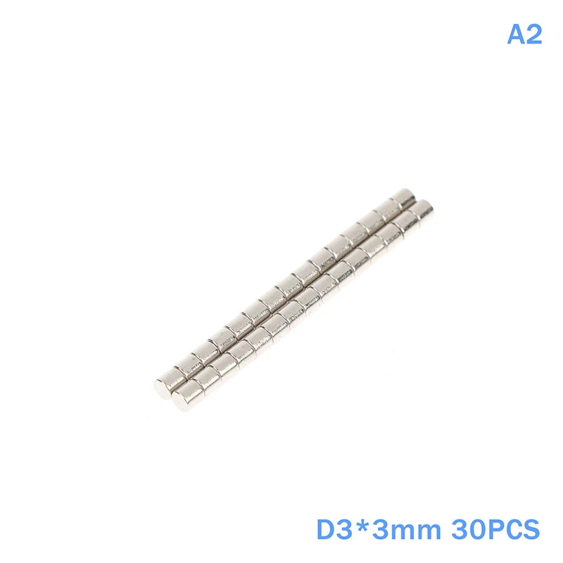 30Pcs Round Magnets, Multi-Purpose Fridge Magnets for Whiteboard, Scientific Teaching Tools, DIY Crafts & Household Tool Storage Qme A2