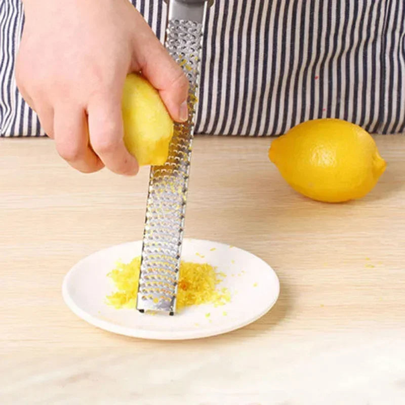 Stainless Steel Grater Cheese Long Planer Baking Chocolate Lemon Peel Qme