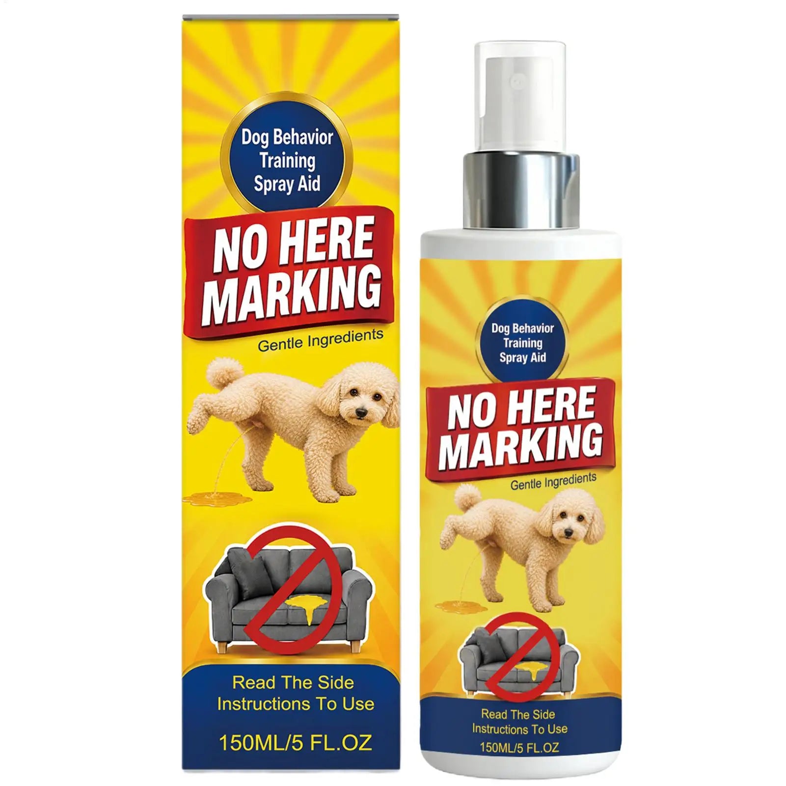 Dog Potty Training Spray Good Behavior Guide Solution 150ml Puppy Toilet Potty Training Spray for Indoor Outdoor Bedroom Travel Qme