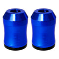 2Pcs Magnetic Screw Rings Aluminum Alloy Universal Magnetizer 6.35mm Shank Screwdriver Bit for Mechanic Carpenter DIY Repair Qme Blue