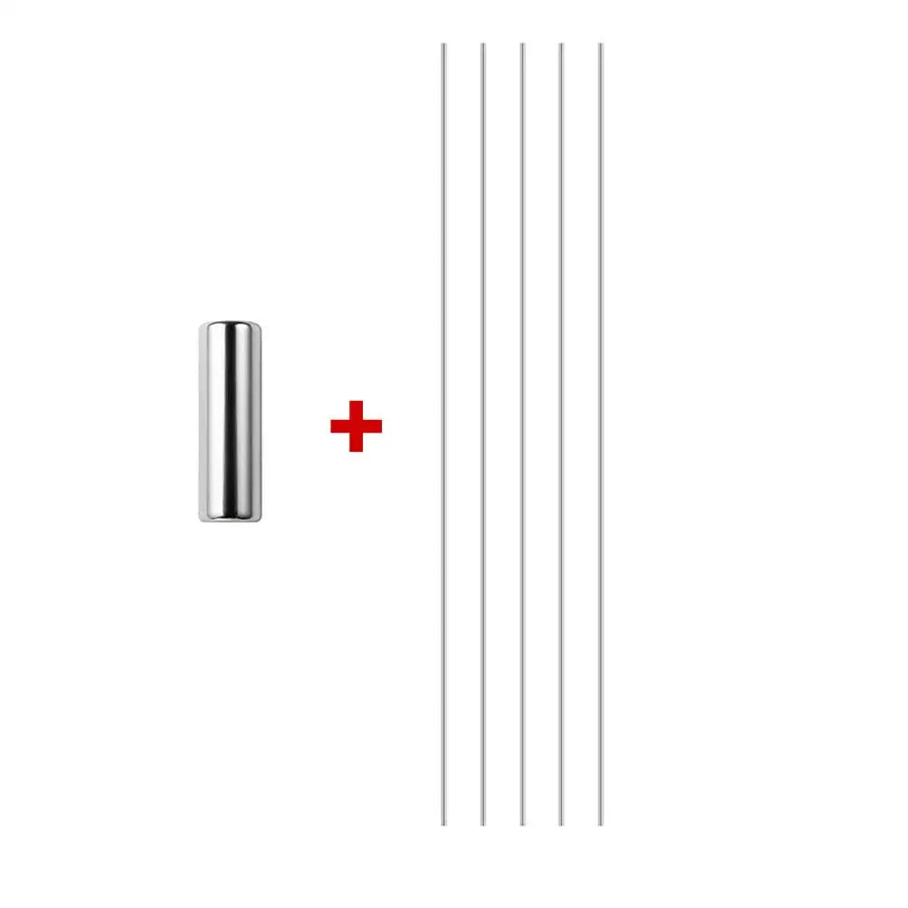 Double Ended Magnetic Nail Polish Stick Cat Eye Cylindrical Iron Wire Qme cylinder wire kit