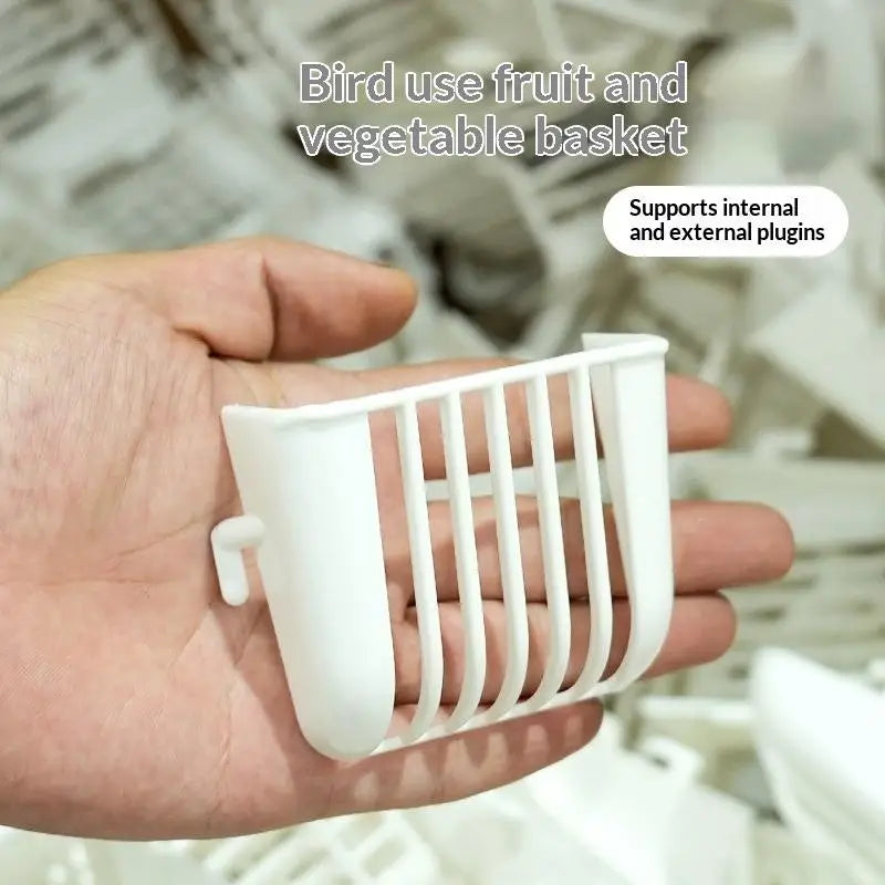 5 Vegetables Basket Feeder Device Bird Supplies Cage Accessoriesbird Qme