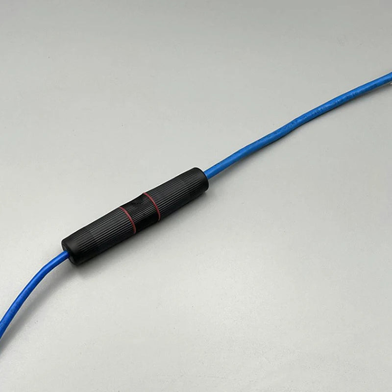 RJ45 Docking Connector Ethernet Network Straight-through Waterproof Qme