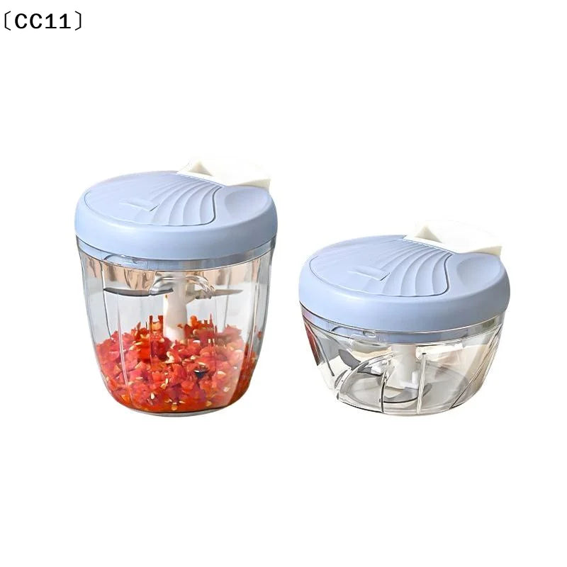 Manual Pull Crusher Food Chopper Stainless Steel Meat Mincer Garlic Qme