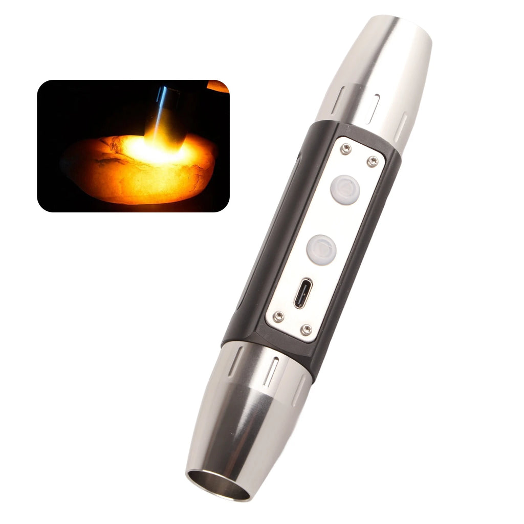 Professional Jade Identification Torch White/Yellow/Red/UV365/UV395 Flashlight Ultraviolet Gems Jewelry Amber Detector Qme