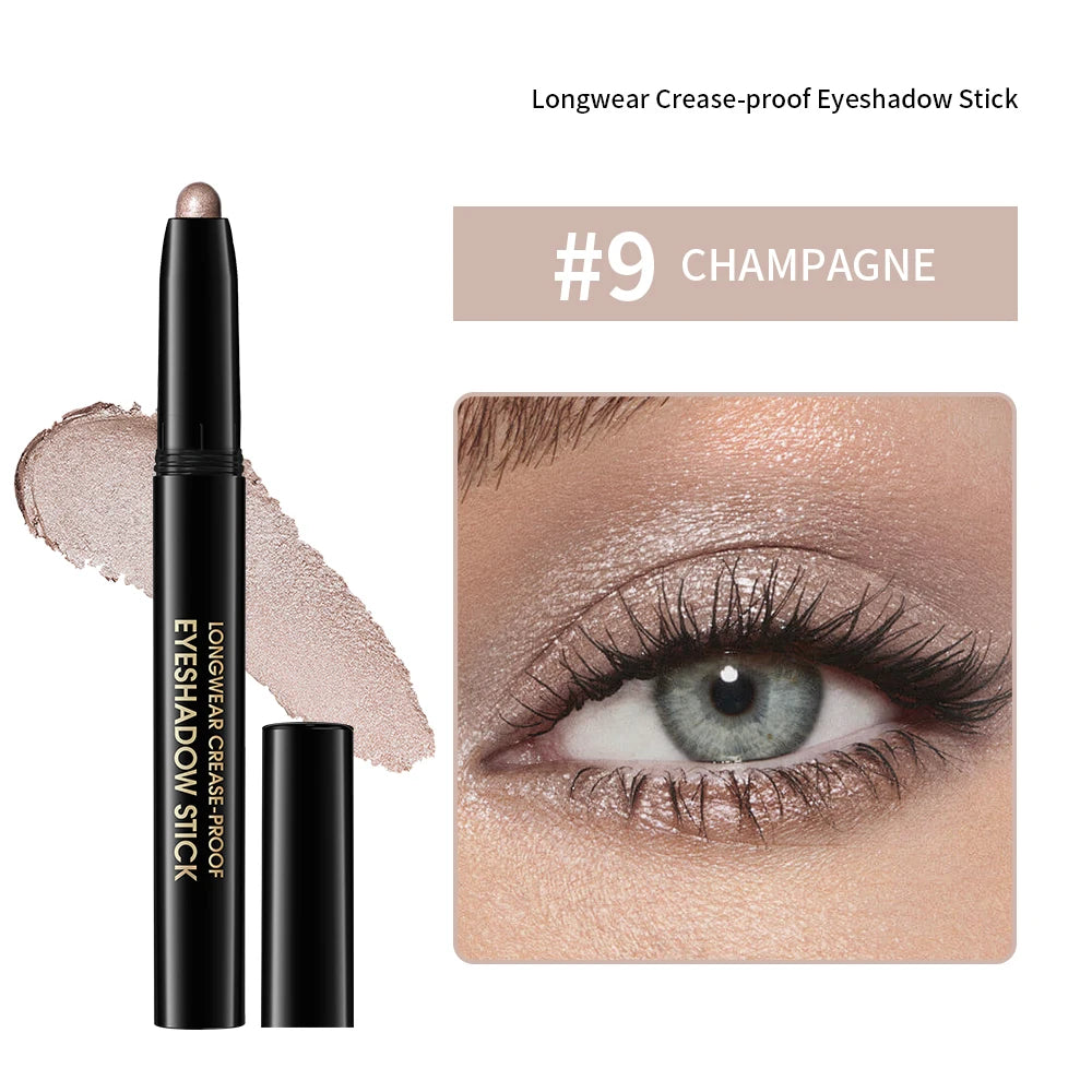 Cream Eyeshadow Stick Gradient Easy Apply Create Perfect Look One Qme 09 Champagne 1.6g