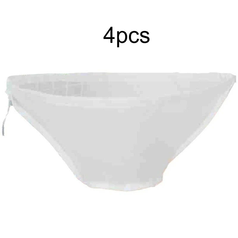 Reusable Vegetable Water Filter Bag Drawstring Food Strainer Squeeze Bag For Dumpling Fruit Cabbage Spinach Dehydration Qme 4pcs