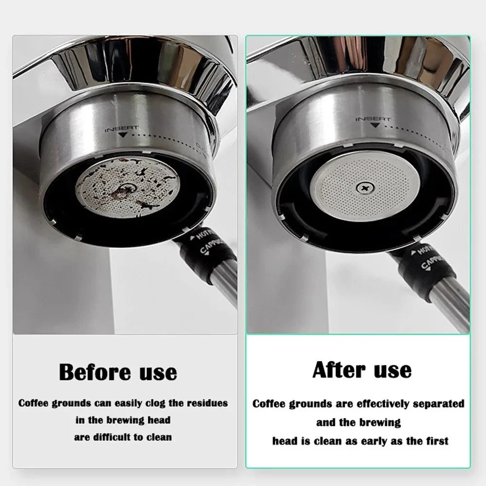 51/53/58mm Coffee Puck Screen Reusable Espresso Coffee Puck Screen 0.2mm Espresso Filter Holder For Espresso Machine Accessories Qme