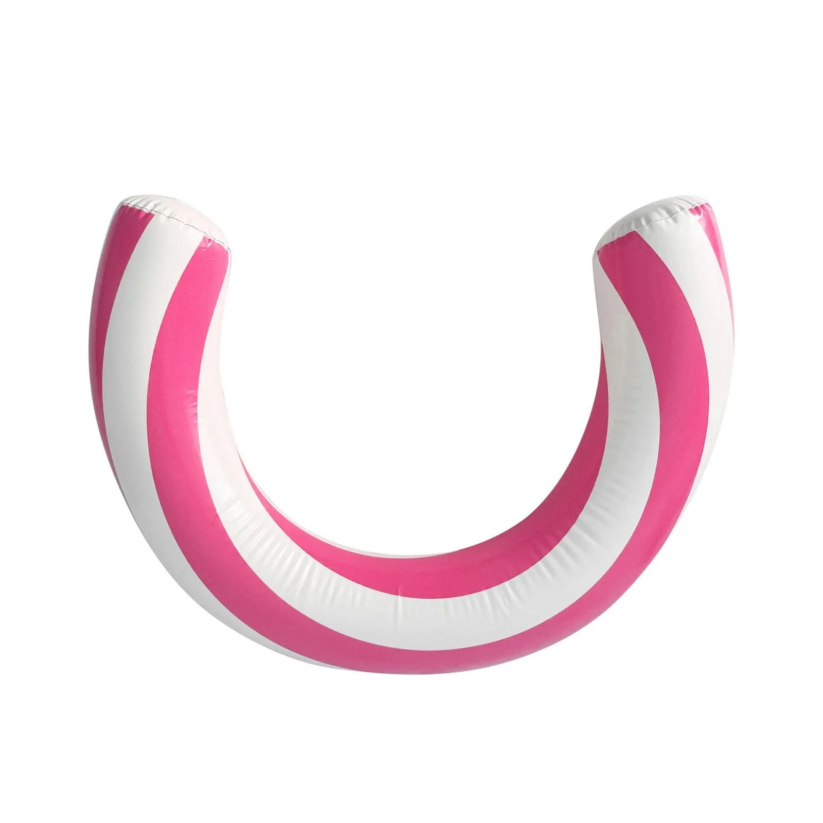 Backyard Pool Party Essential Inflatable Arc-shaped Swim Ring Adults Qme Pink