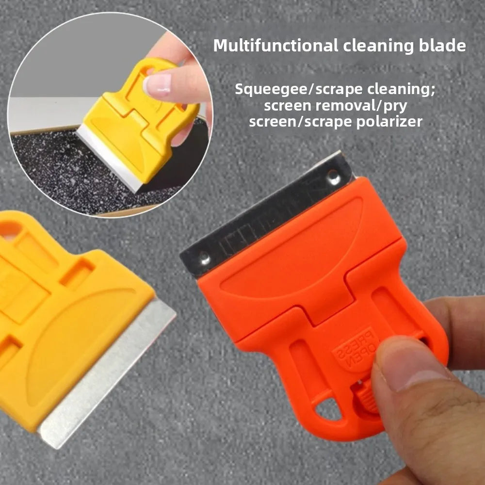 1/3/5Pcs Handheld Scraping Tool Eliminate Old Adhesive Stickers Paint Residues When Removing Car Window Glass Films Qme