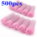 Wholesale 100/500/1000pcs Spoolies for Eyebrow Beauty Tools Eye Lash Extension Colorful Disposable Mascara Wands Eyelash Brush Qme Pink 500pcs