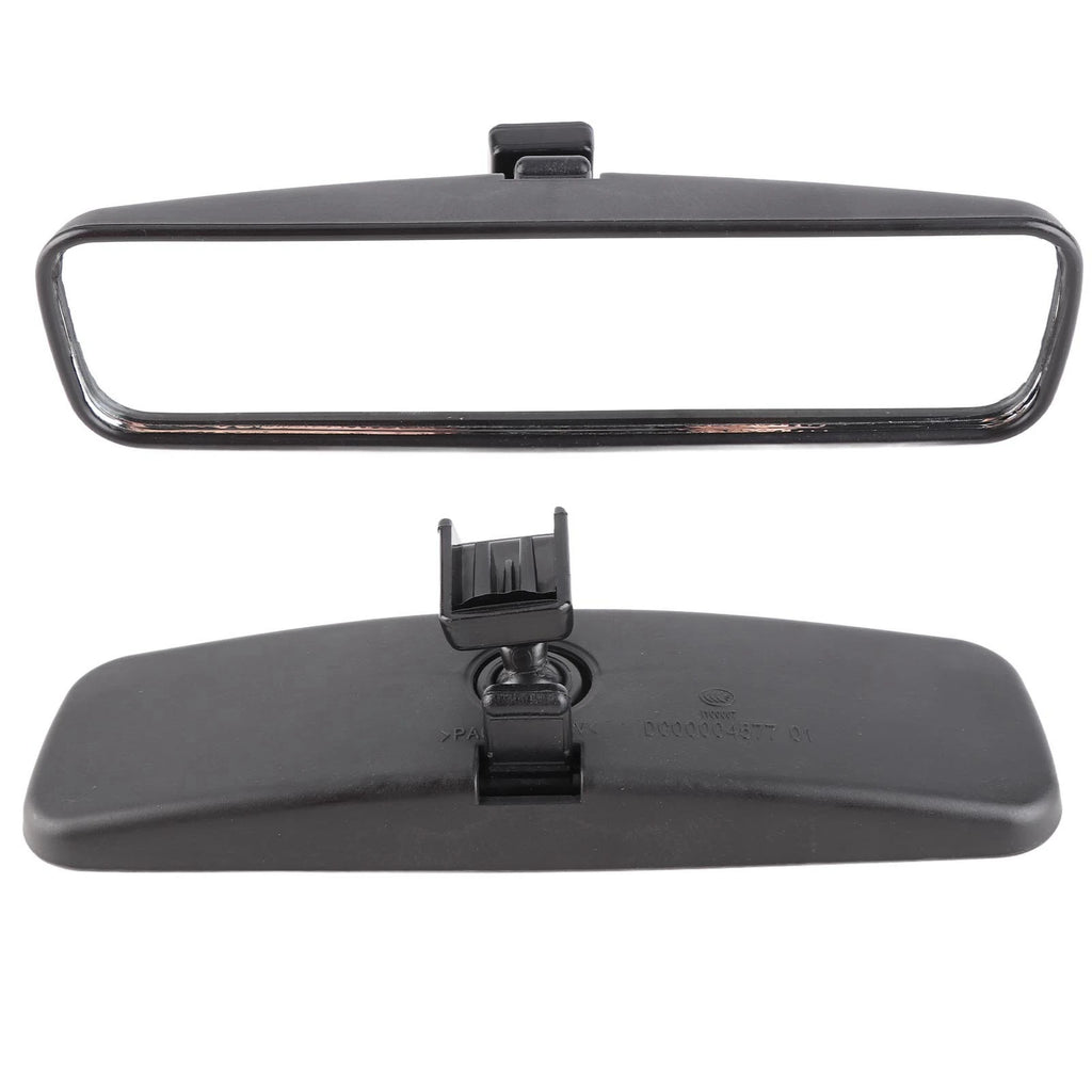 Mirror Interior Rear View Mirror ABS and Glass Housing 814842 Replacement for 106/206/306 Windscreen Mirror Qme