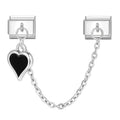 2025 Fashion Red Strawberry Love Heart Black Sun Moon Stars Italian